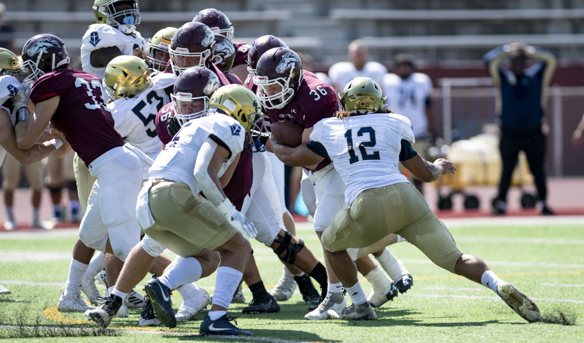 Morningside vs Mount Marty football